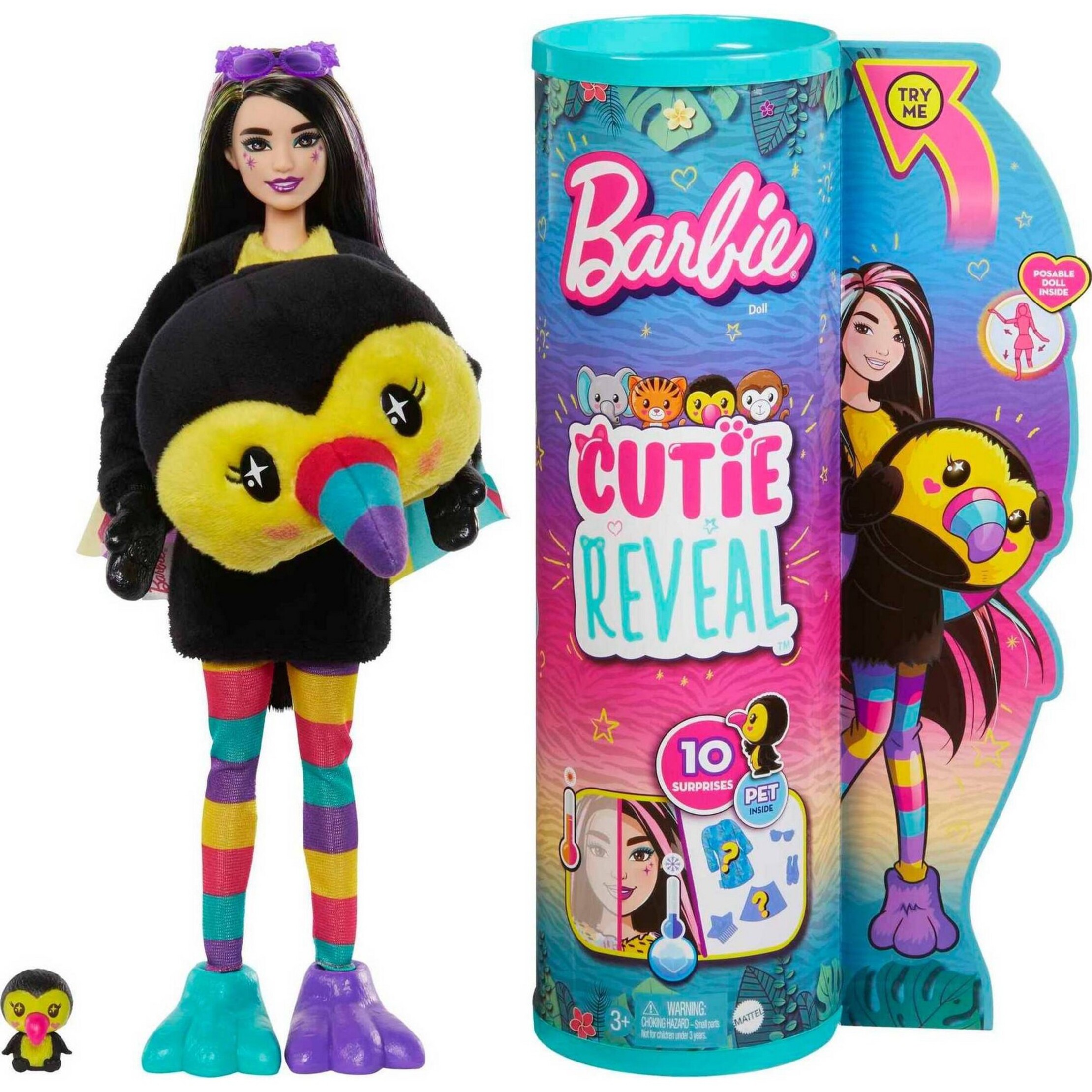 Muñeca Barbie Jungle Tucan Multicolor