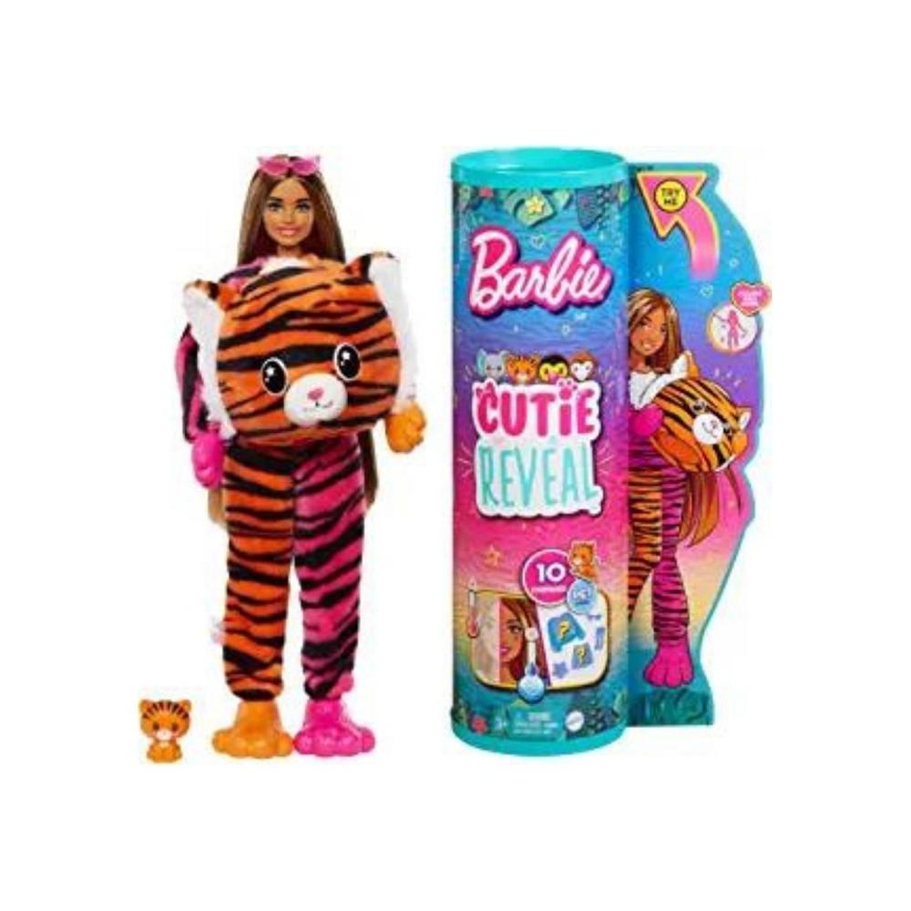 Foto 6 pulgar | Muñeca Barbie Jungle Tigre Multicolor