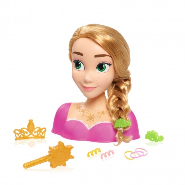 Princesa Rapunzel Cabeza Para Peinar 10 Accesorios Disney