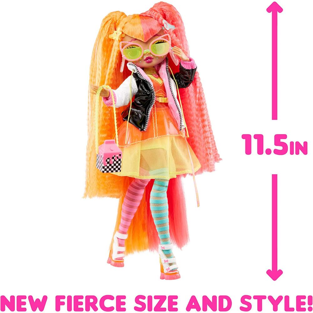 Foto 4 pulgar | Muñeca L.O.L. Surprise! Fierce Neonlicious