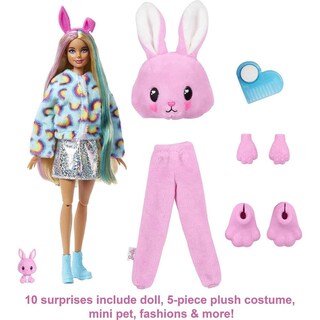 Foto 2 | Muñeca Barbie Cutie Reveal Conejo