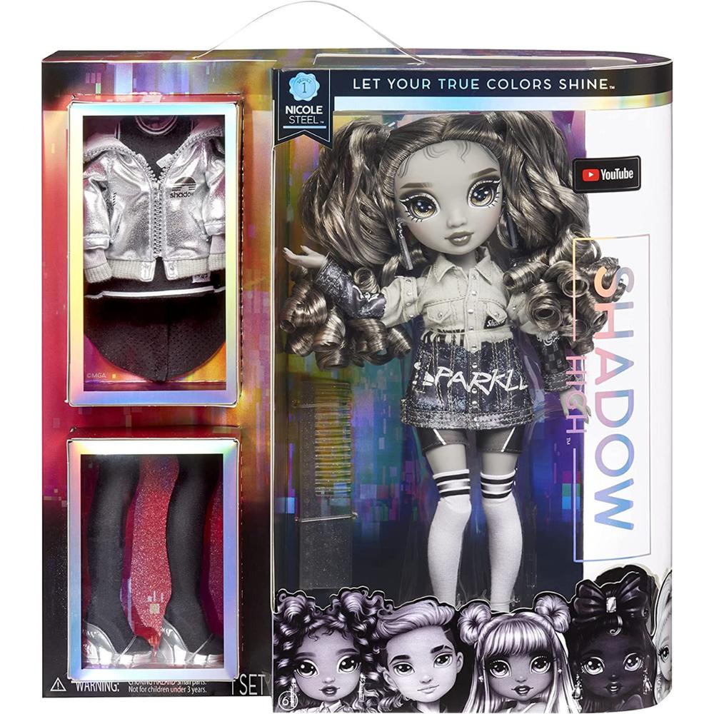 Foto 6 pulgar | Muñeca Shadow High Nicole Steel Rainbow High
