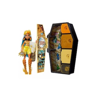 Foto 4 | Muñeca de Moda Monster High en Ataúd Cleo de Nile