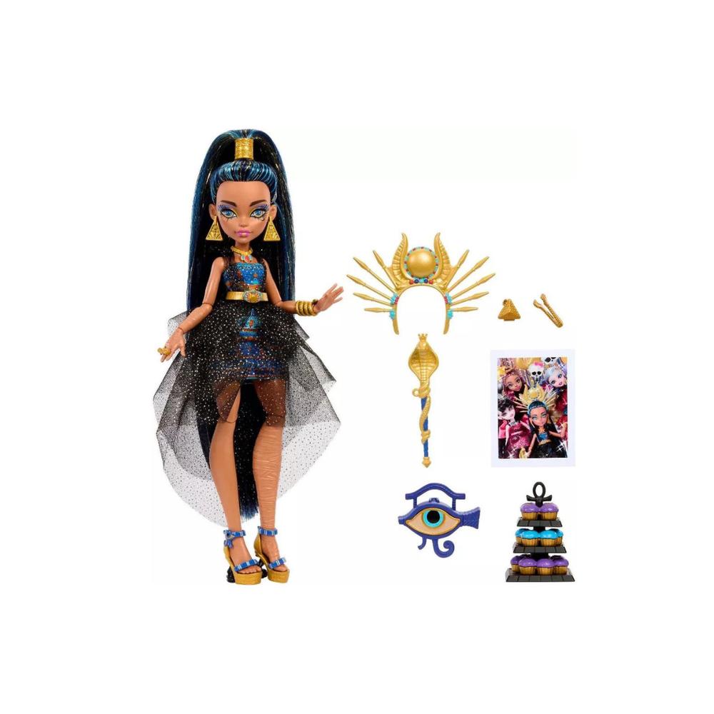 Foto 5 pulgar | Muñeca Monster High Cleo de Nile Fashion In Monster Ball Party Dress