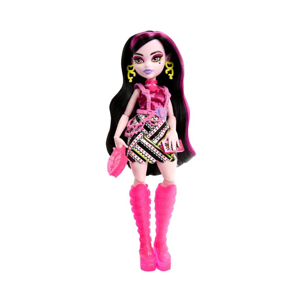 Foto 2 pulgar | Muñeca de Moda Draculaura Skulltimate Neon Frights Monster High
