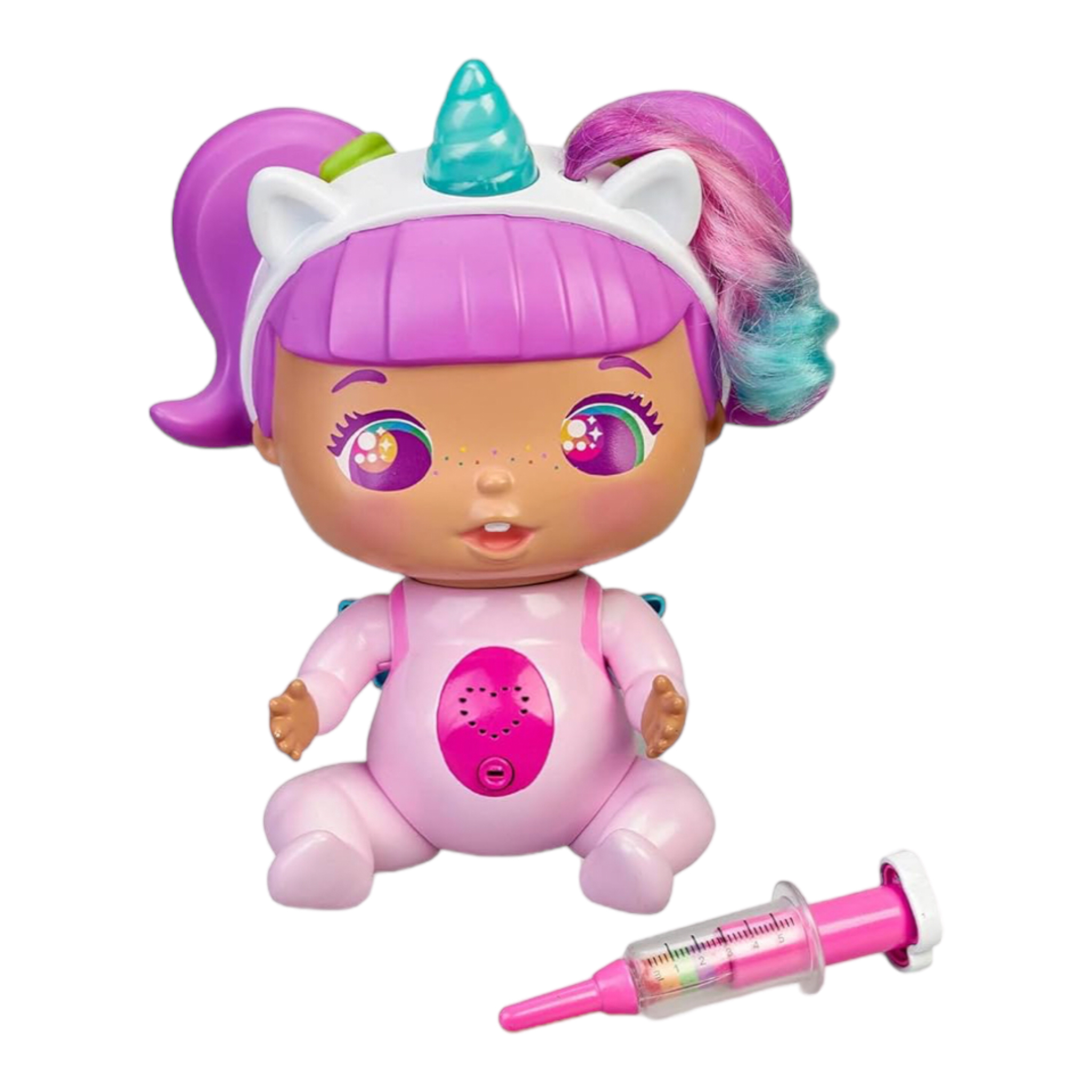Foto 5 pulgar | The Bellies Rosie Rainbow Famosa