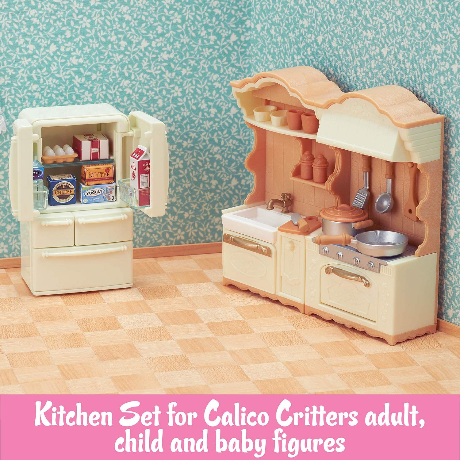 Foto 7 pulgar | Venta Internacional-Juego de Cocina Calico Critters para Muñecas