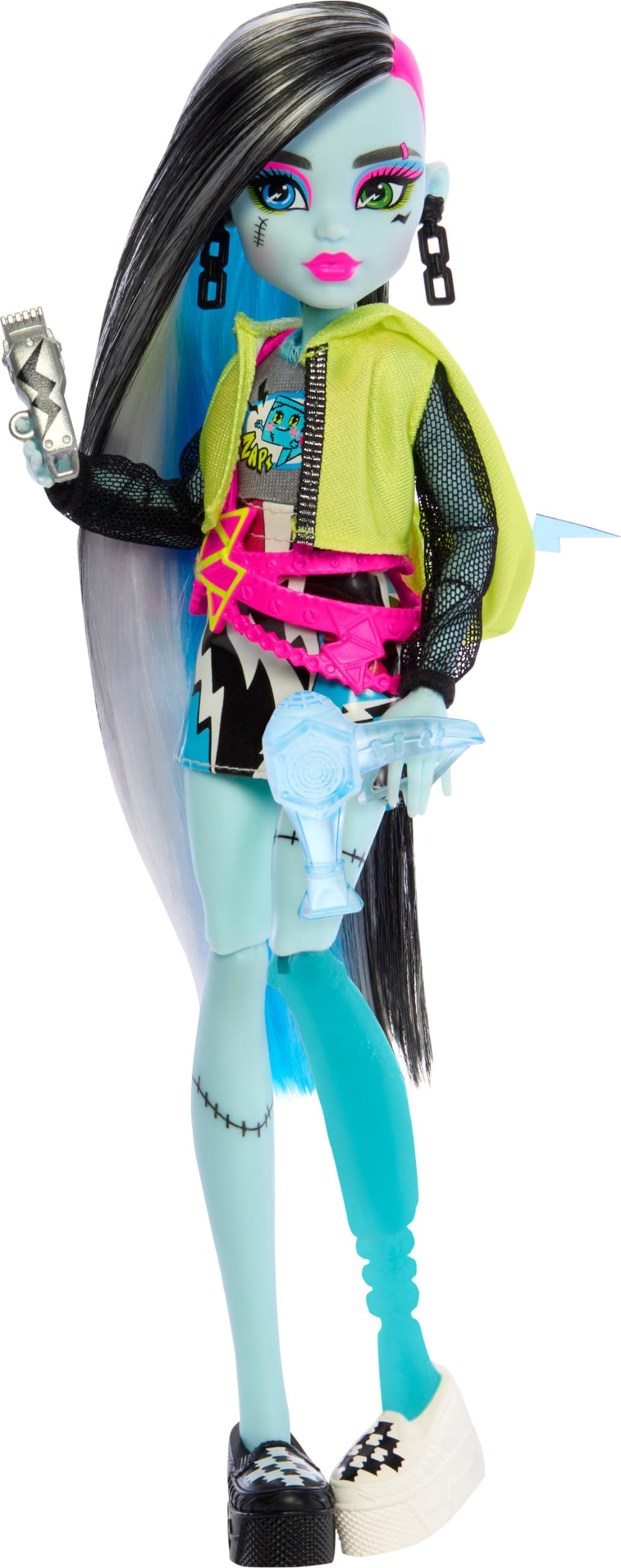 Foto 7 pulgar | Venta Internacional - Muñeca De Moda Monster High Frankie Stein Con Más De 19 Sorpresas