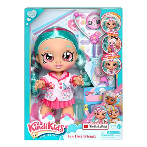 Foto 9 pulgar | Venta Internacional - Muñeca Kindi Kids Fun Time 10 " Dra. Cindy Pops con Estetoscopio y Piruleta Inspirada en Shopkins