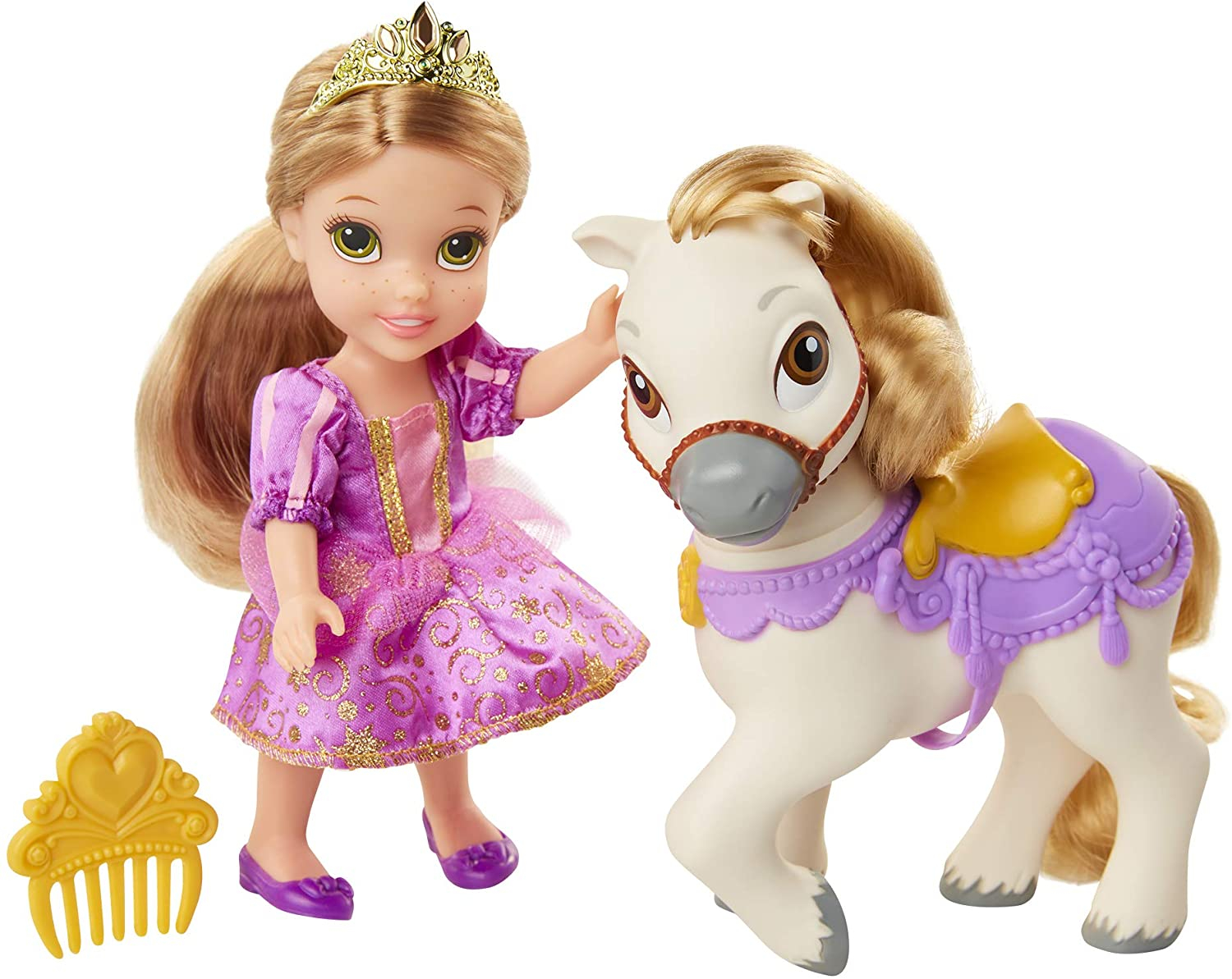 Venta Internacional - Princesa Rapunzel  y Poni Toy Disney 15 Cm