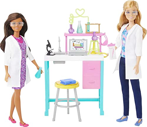 Venta Internacional - Set de Juego Barbie Science Lab con 2 Muñecas
