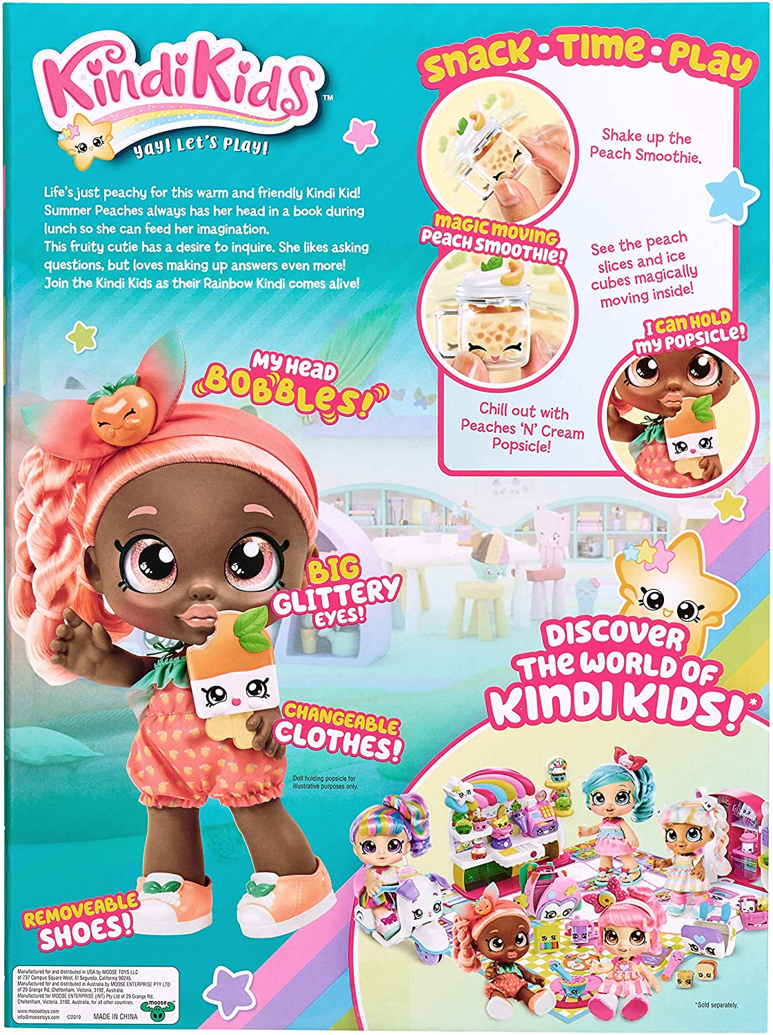 Foto 2 | Venta Internacional-Muñeca Kindi Kids Durazno con Accesorios