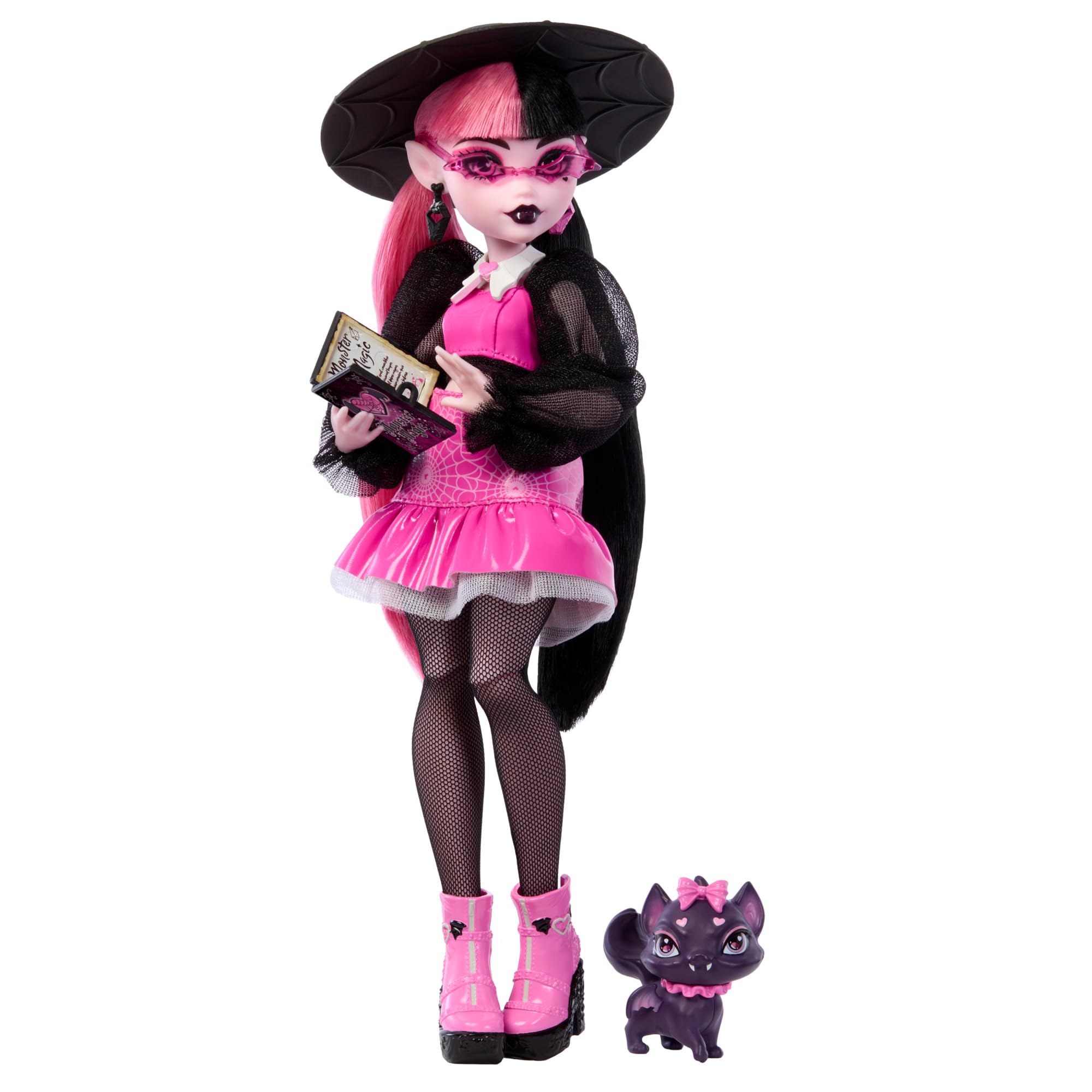 Foto 2 pulgar | Venta Internacional - Muñeca Monster High Draculaura Con Mascota Murciélagos Y Gatos Count Fabulous