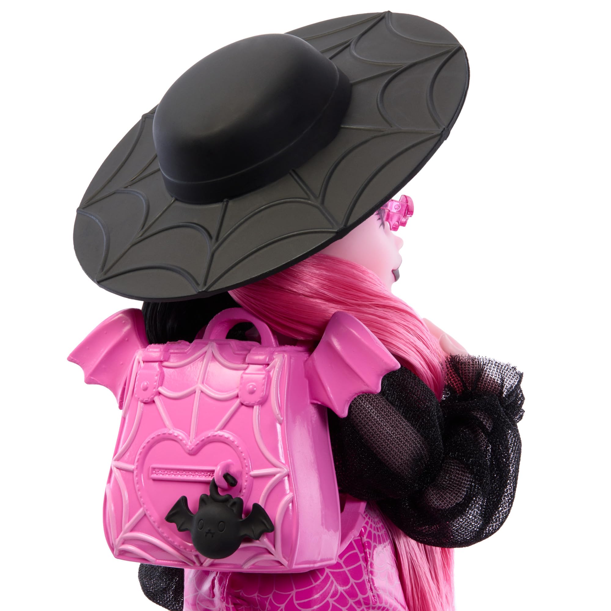 Foto 5 pulgar | Venta Internacional - Muñeca Monster High Draculaura Con Mascota Murciélagos Y Gatos Count Fabulous