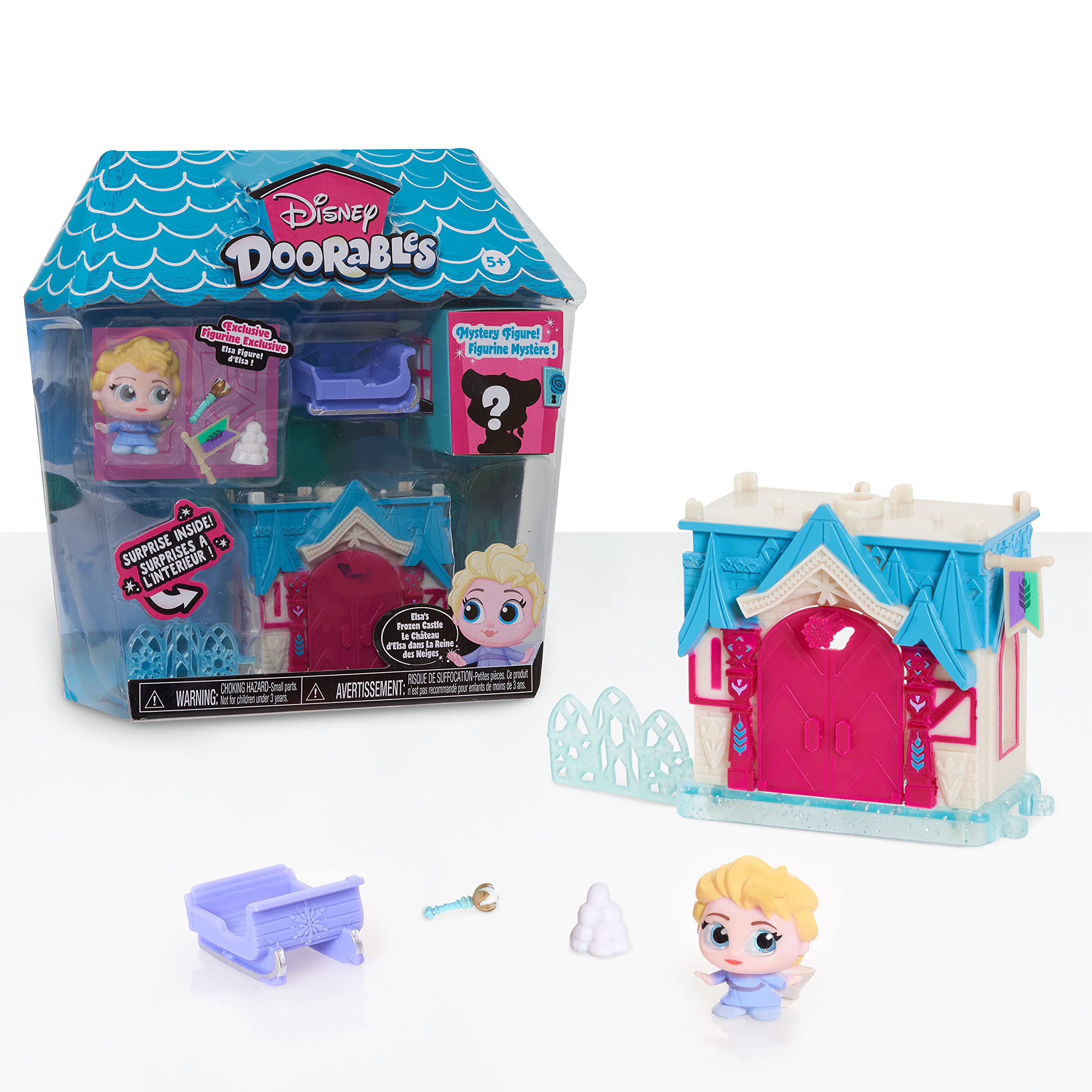 Foto 1 | Venta Internacional - Miniset Disney Doorables El Castillo Congelado De Elsa