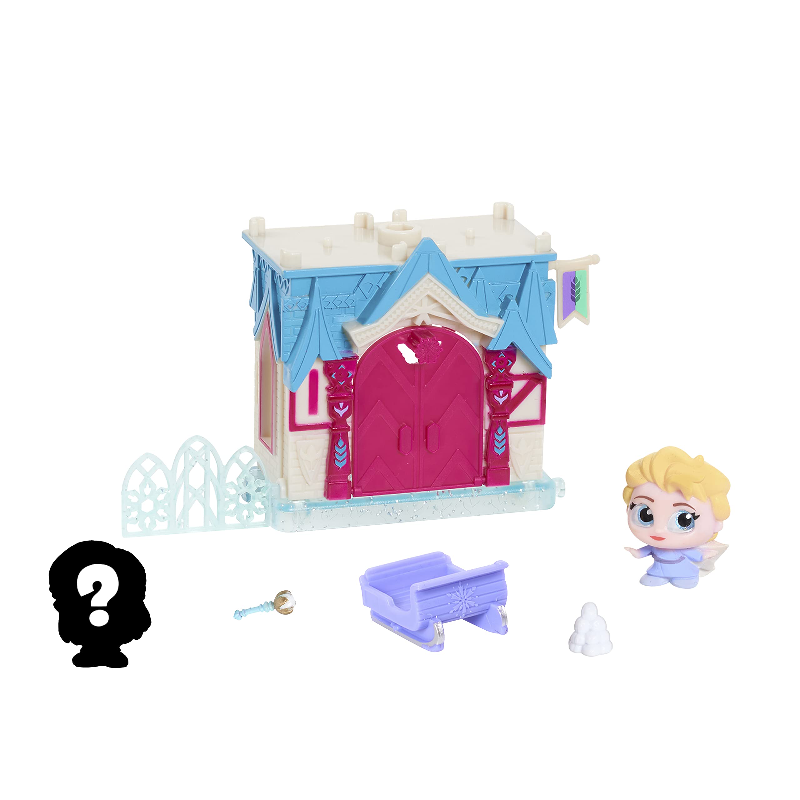 Foto 3 pulgar | Venta Internacional - Miniset Disney Doorables El Castillo Congelado De Elsa