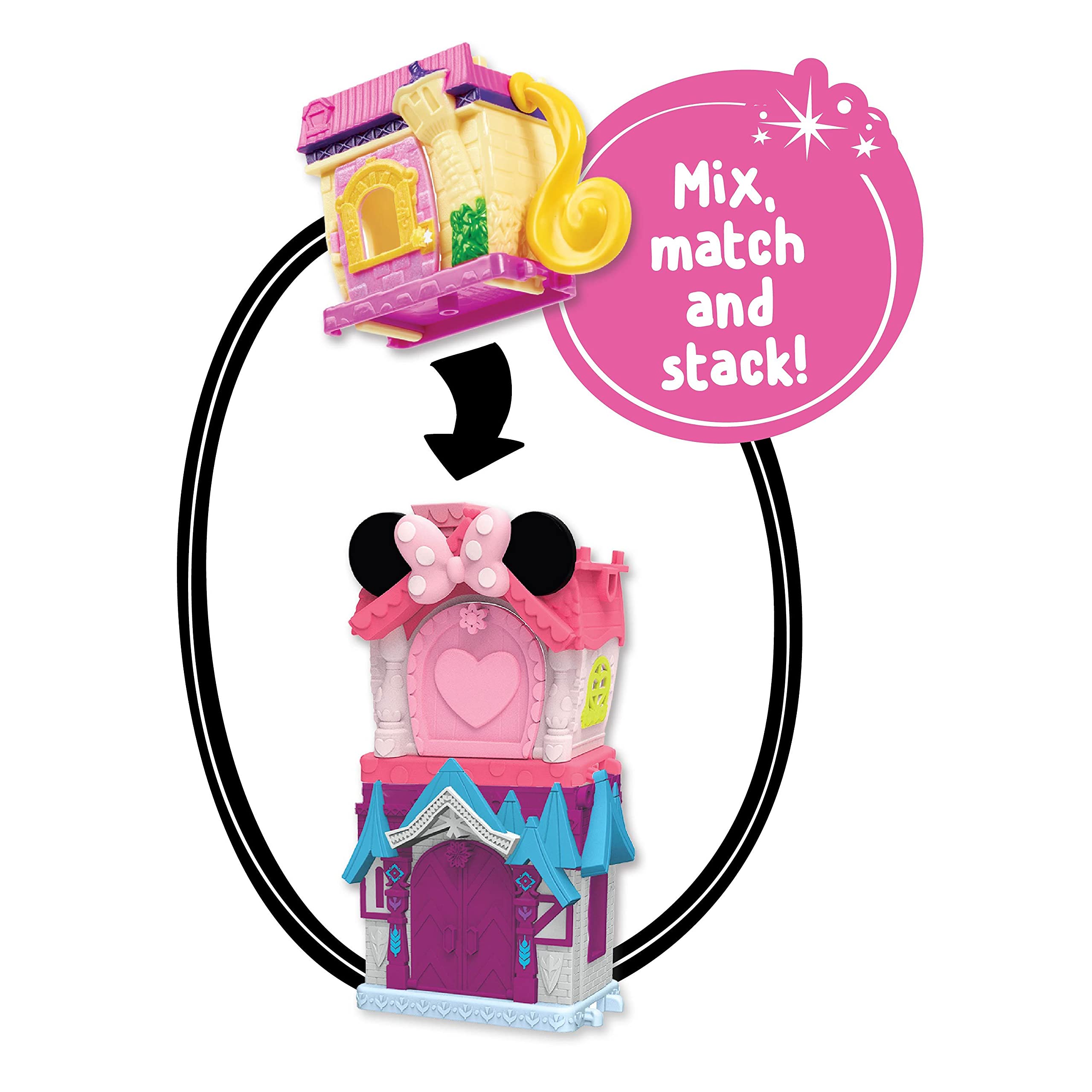Foto 5 pulgar | Venta Internacional - Miniset Disney Doorables El Castillo Congelado De Elsa