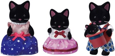 Foto 1 | Venta Internacional - Figuras Familia Calico Critters Midnight Cat 4 Piezas