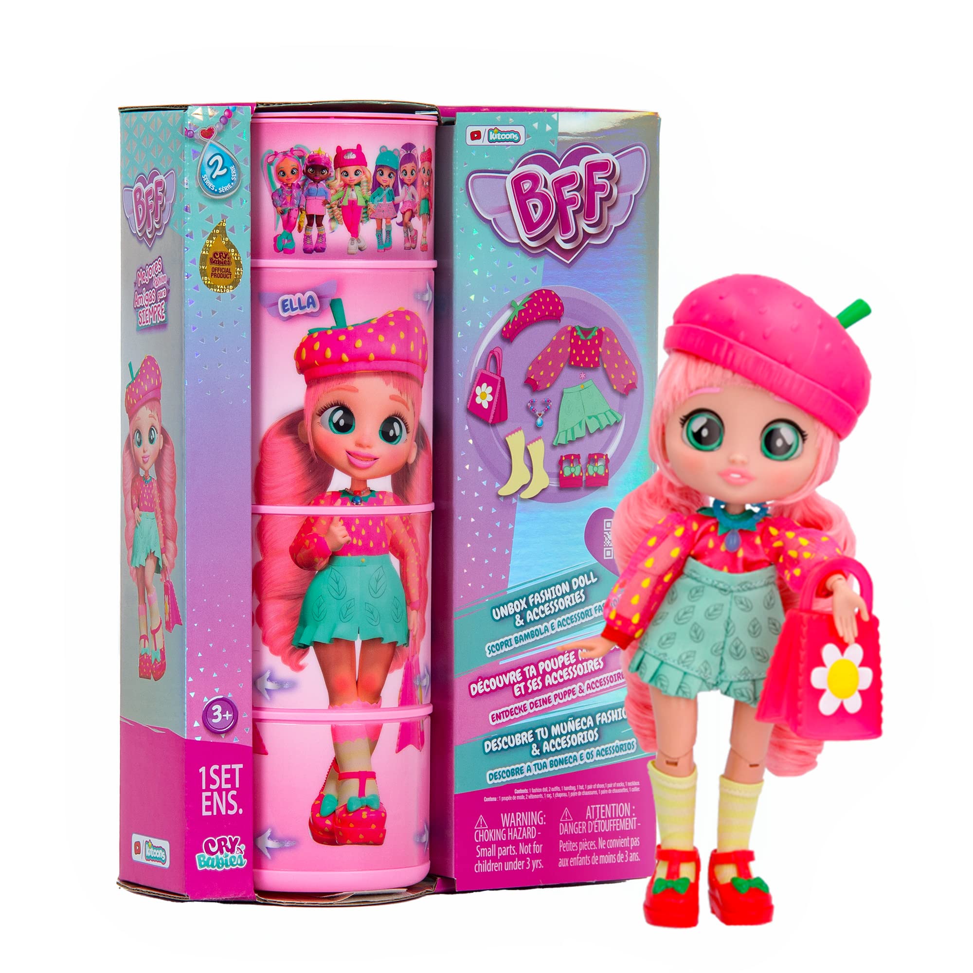Venta Internacional - Muñeca Fashion Cry Babies Mejor Amiga de Ella con más de 9 Sorpresas