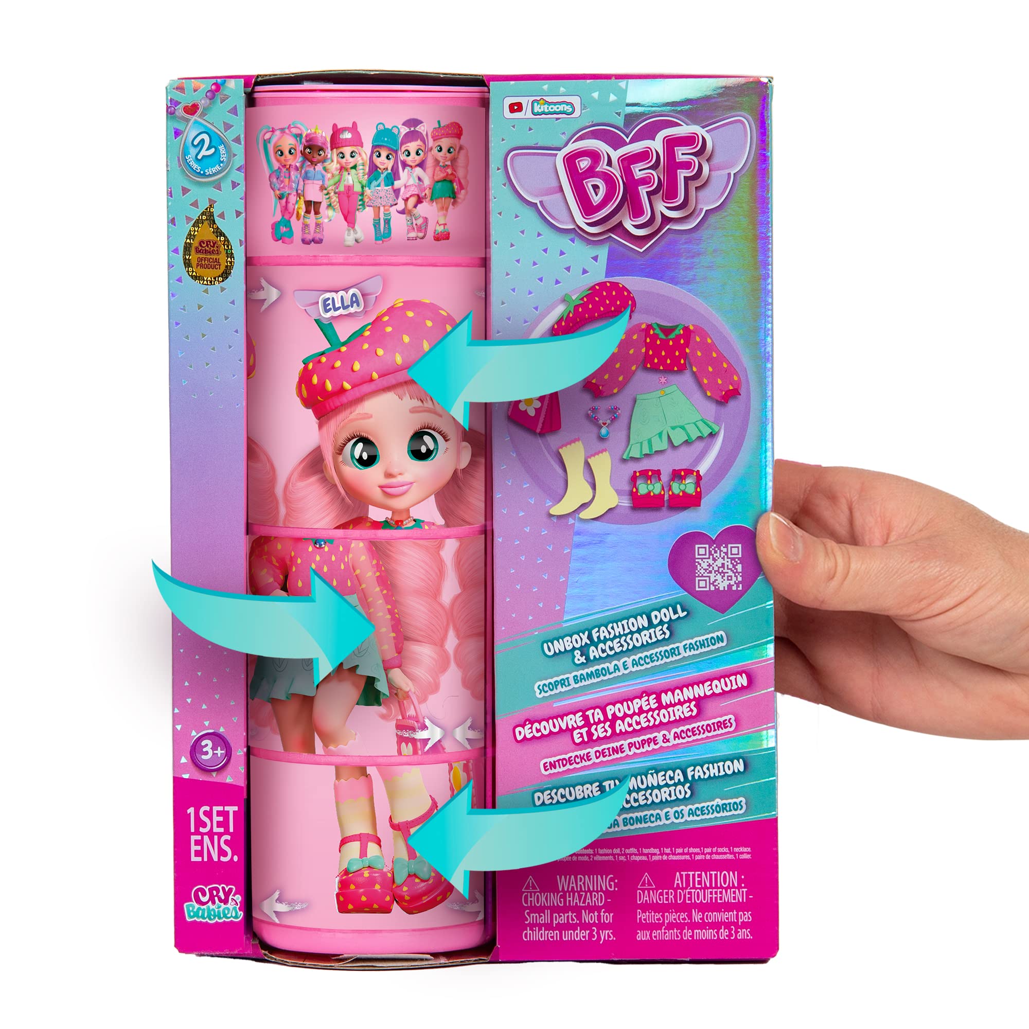 Foto 4 pulgar | Venta Internacional - Muñeca Fashion Cry Babies Mejor Amiga de Ella con más de 9 Sorpresas