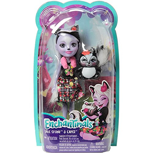 Foto 9 pulgar | Venta Internacional - Muñeca y Alcaparra Enchantimals Sage Skunk
