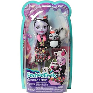 Foto 8 | Venta Internacional - Muñeca y Alcaparra Enchantimals Sage Skunk