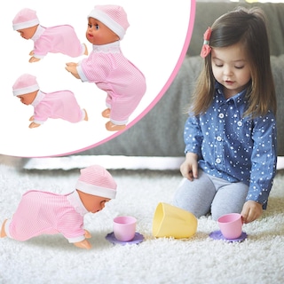 Foto 2 | Muñeca Eléctrica Rosa Huoguo Lovely para Gatear - Juguete Educativo para Niños