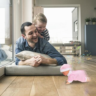 Foto 4 | Muñeca Eléctrica Rosa Huoguo Lovely para Gatear - Juguete Educativo para Niños