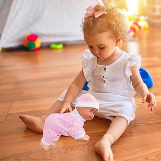 Foto 5 | Muñeca Eléctrica Rosa Huoguo Lovely para Gatear - Juguete Educativo para Niños