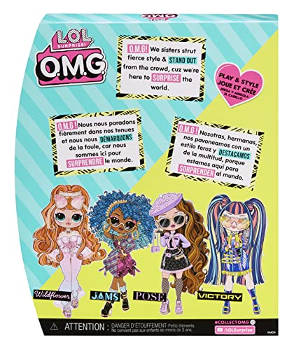 Foto 6 | Venta Internacional - Muñeca De Moda L.o.l. ¡Sorpresa! ¡Omg Victory Con Accesorios