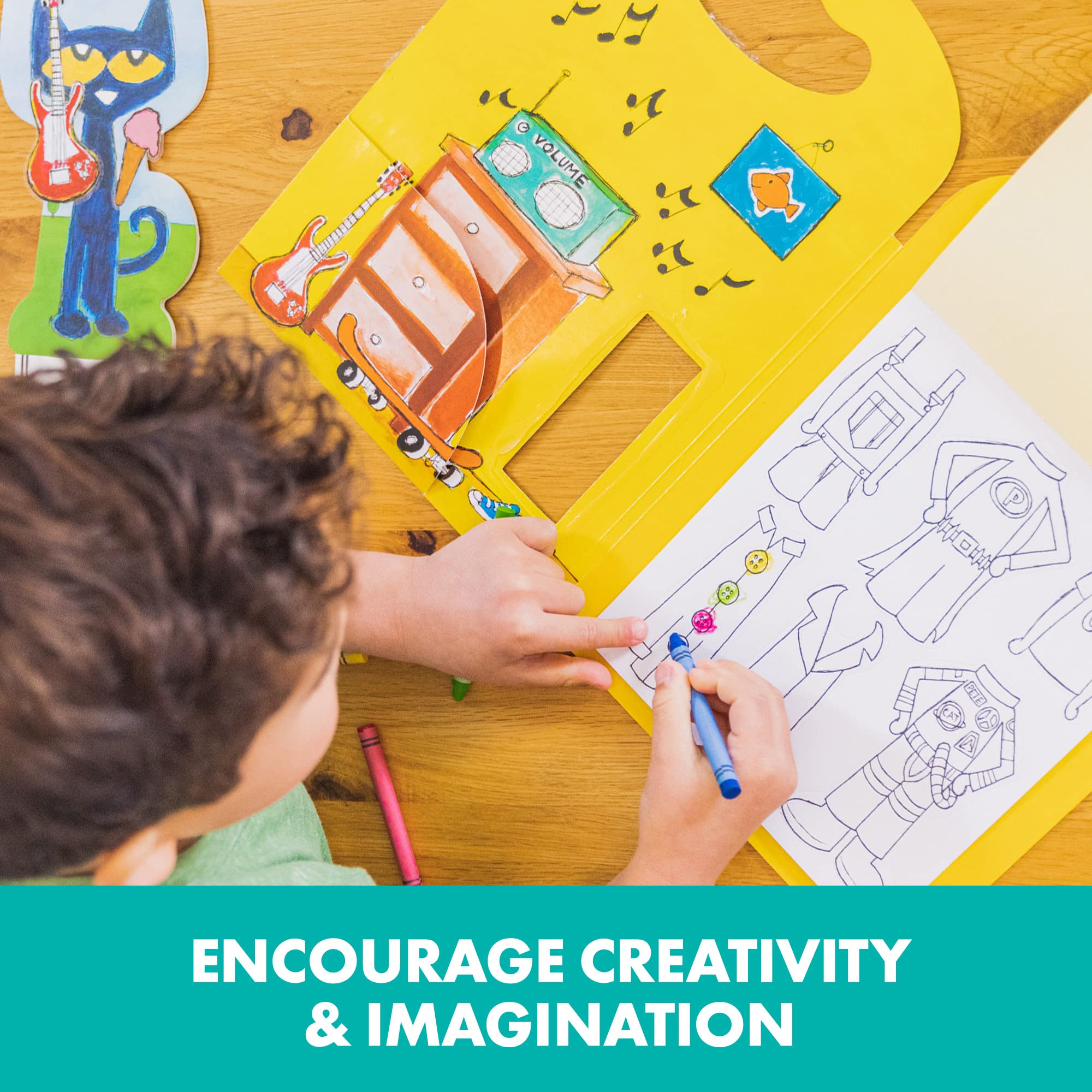 Foto 3 pulgar | Venta Internacional - Set Para Colorear Educational Insights Pete The Cat Con 100 Atuendos
