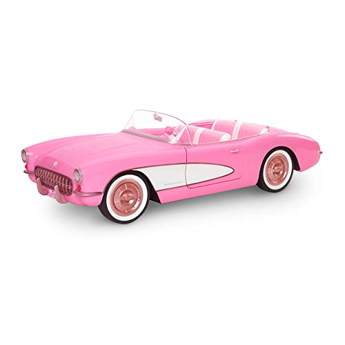Foto 2 pulgar | Venta Internacional - Coche Coleccionable Barbie The Movie Pink Corvette Convertible