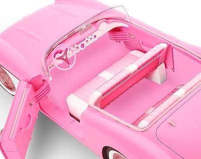 Foto 4 | Venta Internacional - Coche Coleccionable Barbie The Movie Pink Corvette Convertible