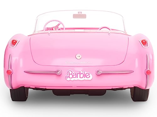 Foto 8 | Venta Internacional - Coche Coleccionable Barbie The Movie Pink Corvette Convertible