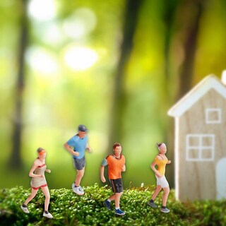 Foto 3 | Venta Internacional - Muñeca Con Figuras Deportivas A Escala 1:87 Para Maqueta Diy Con Microescenas