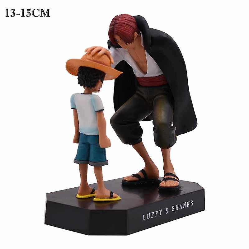 Venta Internacional - Figura De Acción De Dibujos Animados Con Sombrero De Paja Infantil Luffy Scene Pvc