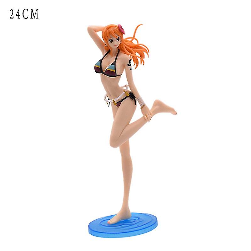 Venta Internacional - Traje De Baño Con El Personaje De Dibujos Animados Nami, Muñeca Siamesa De Pvc, 24 Cm
