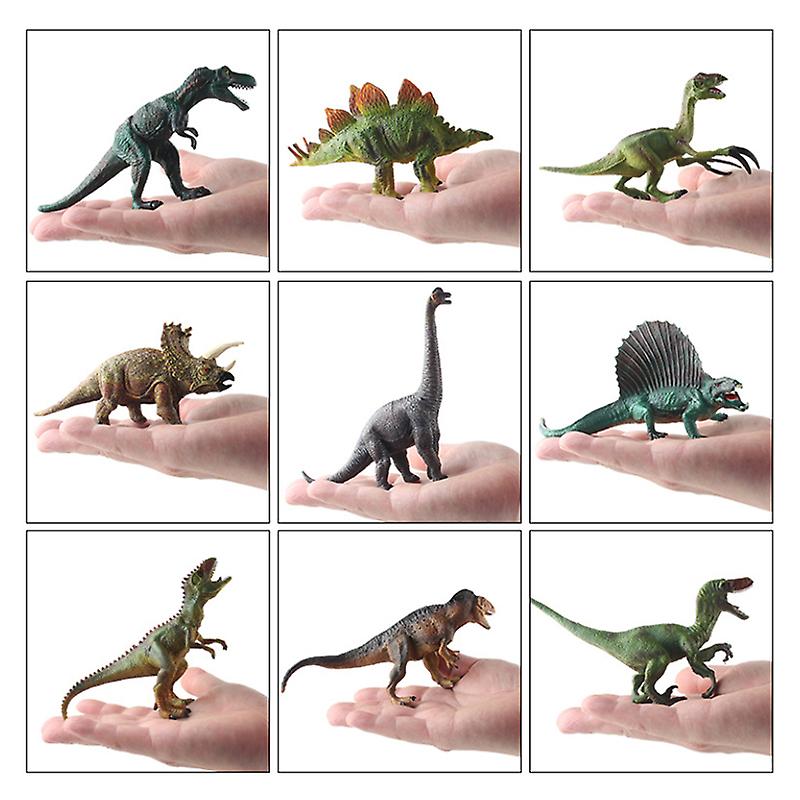 Foto 3 pulgar | Venta Internacional - Juego De Maquetas De Dinosaurios De Simulación De 9 Piezas Para Niños