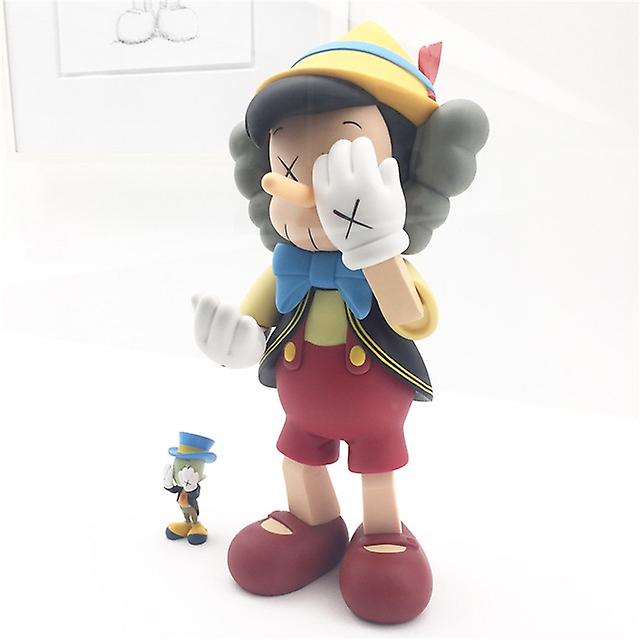 Venta Internacional - Muñeca Pinocho De Edición Limitada Hecha A Mano De 27 Cm Con Grillo Pequeño