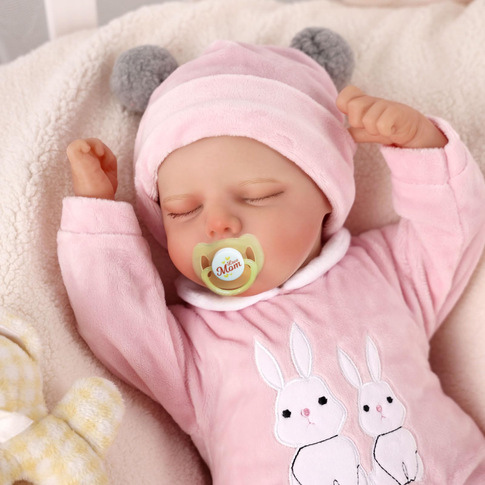 Foto 2 pulgar | Venta Internacional - Muñeca Reborn Jizhi Relike Girl De 43 Cm Con Kit De Alimentación Para Mayores De 3