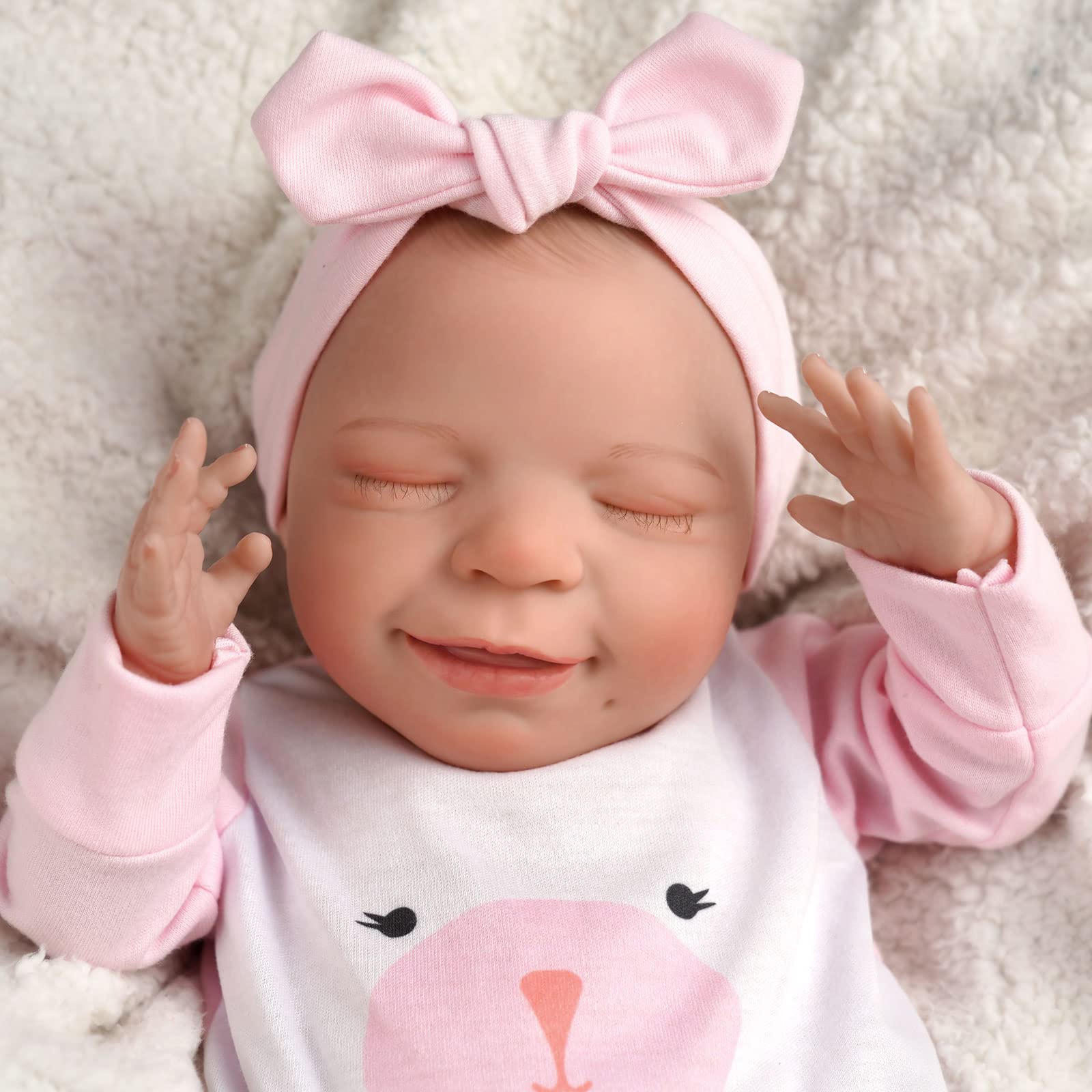 Foto 7 pulgar | Venta Internacional - Reborn Baby Doll Babeside Relike, Vinilo De Cuerpo Completo De 53,3 Cm