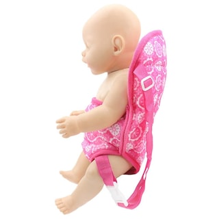 Foto 4 | Venta Internacional - Mochila Portabebés Portátil Para Niñas, Color Rosa Suave