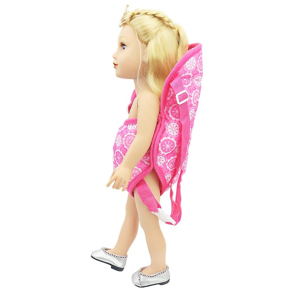 Foto 6 pulgar | Venta Internacional - Mochila Portabebés Portátil Para Niñas, Color Rosa Suave