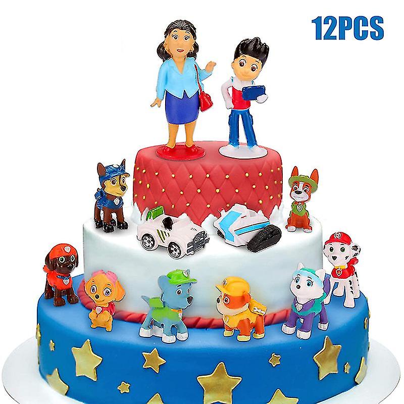 Foto 3 pulgar | Venta Internacional - Juego De Figuras De Perros Rescatados De La Patrulla Canina, 12 Piezas, Sajy Para Niños