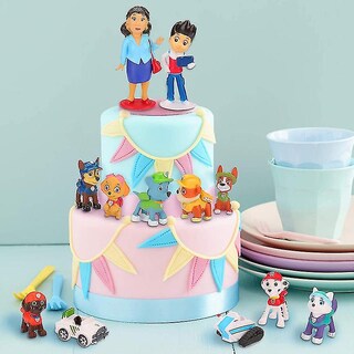 Foto 3 | Venta Internacional - Juego De Figuras De Perros Rescatados De La Patrulla Canina, 12 Piezas, Sajy Para Niños
