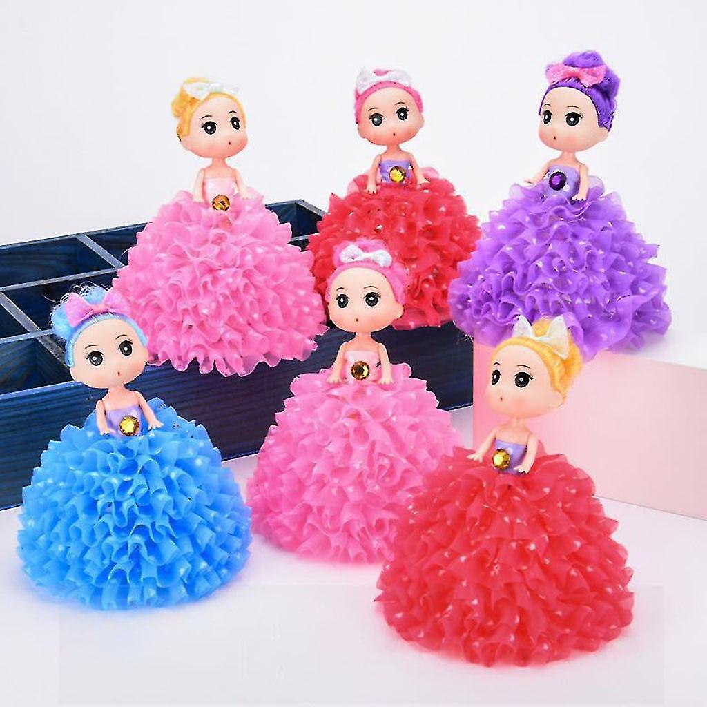 Foto 4 | Venta Internacional - Muñeca Princesa De 18 Cm Con Batería De Botón De Luz Led Parpadeante