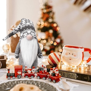 Foto 2 | Venta Internacional - Decoración De Gnomos Navideños Hecha A Mano Con Papá Noel