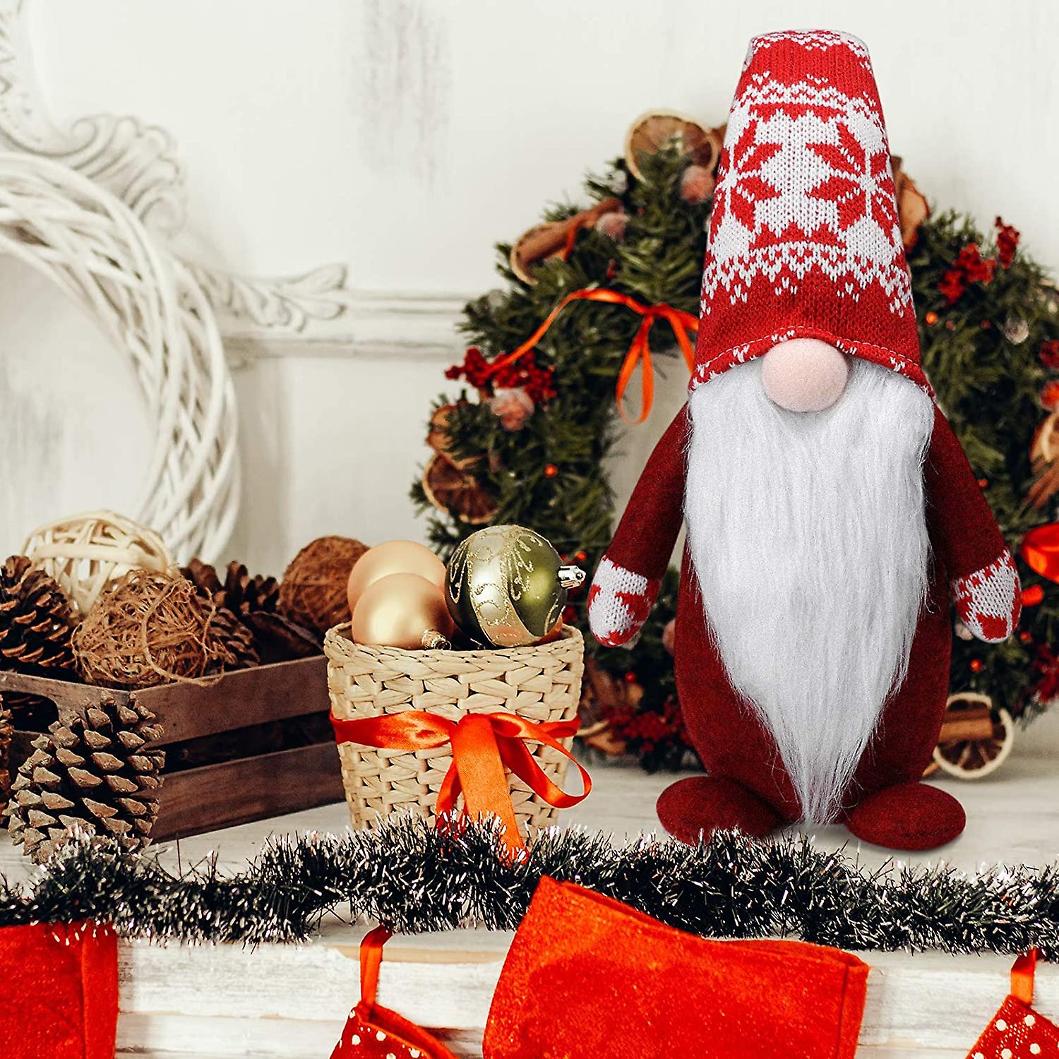 Foto 4 pulgar | Venta Internacional - Decoración De Gnomos Navideños Hecha A Mano Con Papá Noel