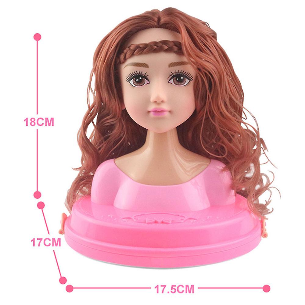 Foto 3 pulgar | Venta Internacional - Set Para Peinar Muñecas Con Cabeza Y Pelo Para Niñas, Princesa, Superventas