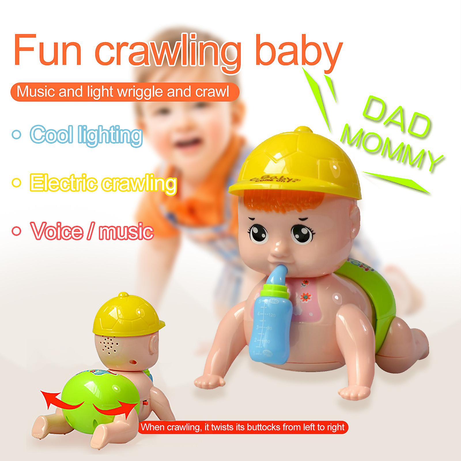 Foto 5 pulgar | Venta Internacional - Muñeca De Juguete Eléctrica Crawling Doll Con Música Y Luces Para Niños